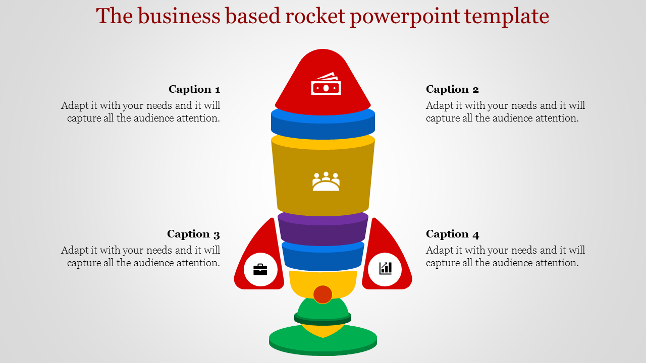rocket powerpoint template-The business based rocket powerpoint template